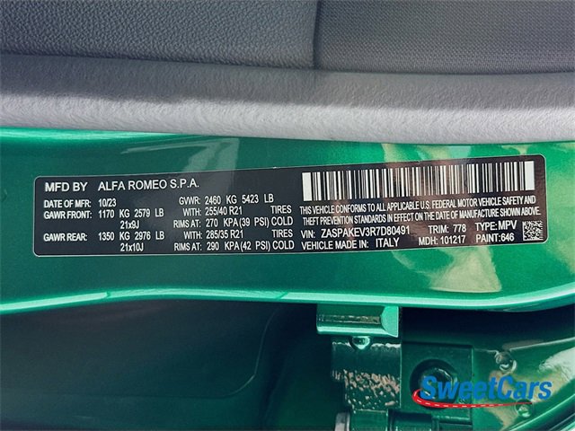 Used 2024 Alfa Romeo Stelvio Quadrifoglio image 62