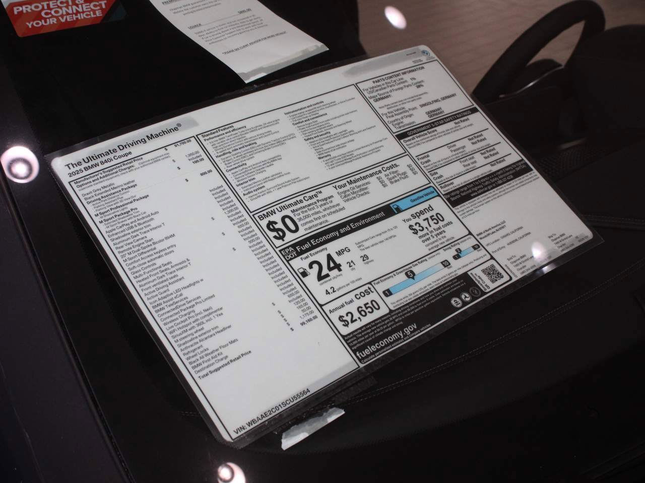 New 2025 BMW 840i 840i Coupe w/ M Sport Professional Package image 21