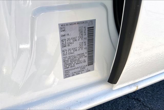 New 2026 Nissan Frontier SV w/ SV Convenience Package AWD/4WD image 8