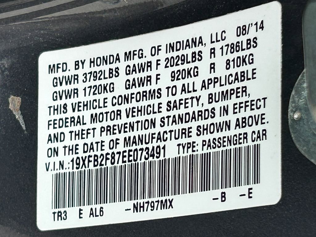 Used 2014 Honda Civic EX image 33