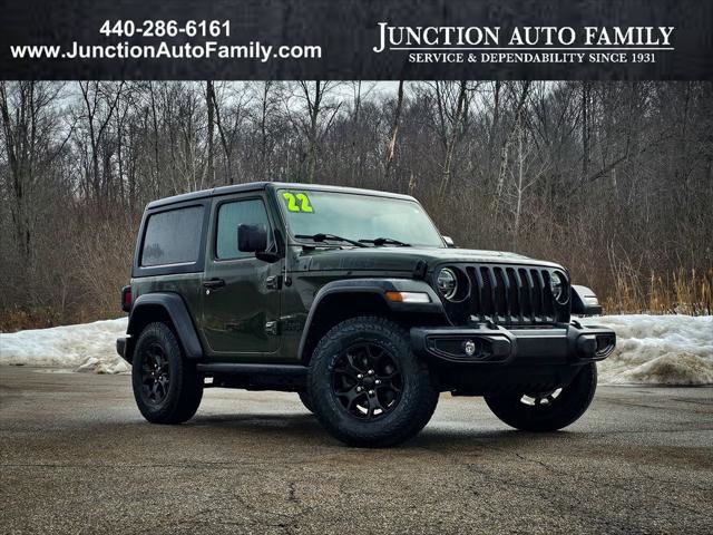 Certified 2022 Jeep Wrangler Willys AWD/4WD image 1