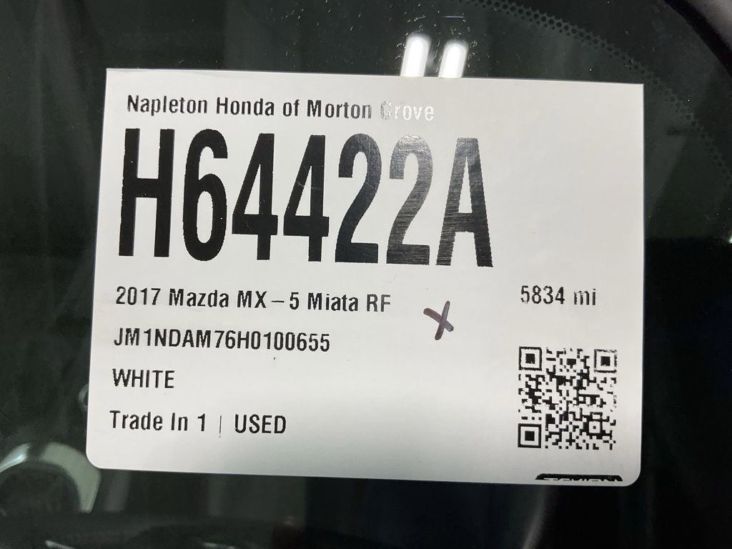 Used 2017 MAZDA MX-5 Miata RF Grand Touring image 33