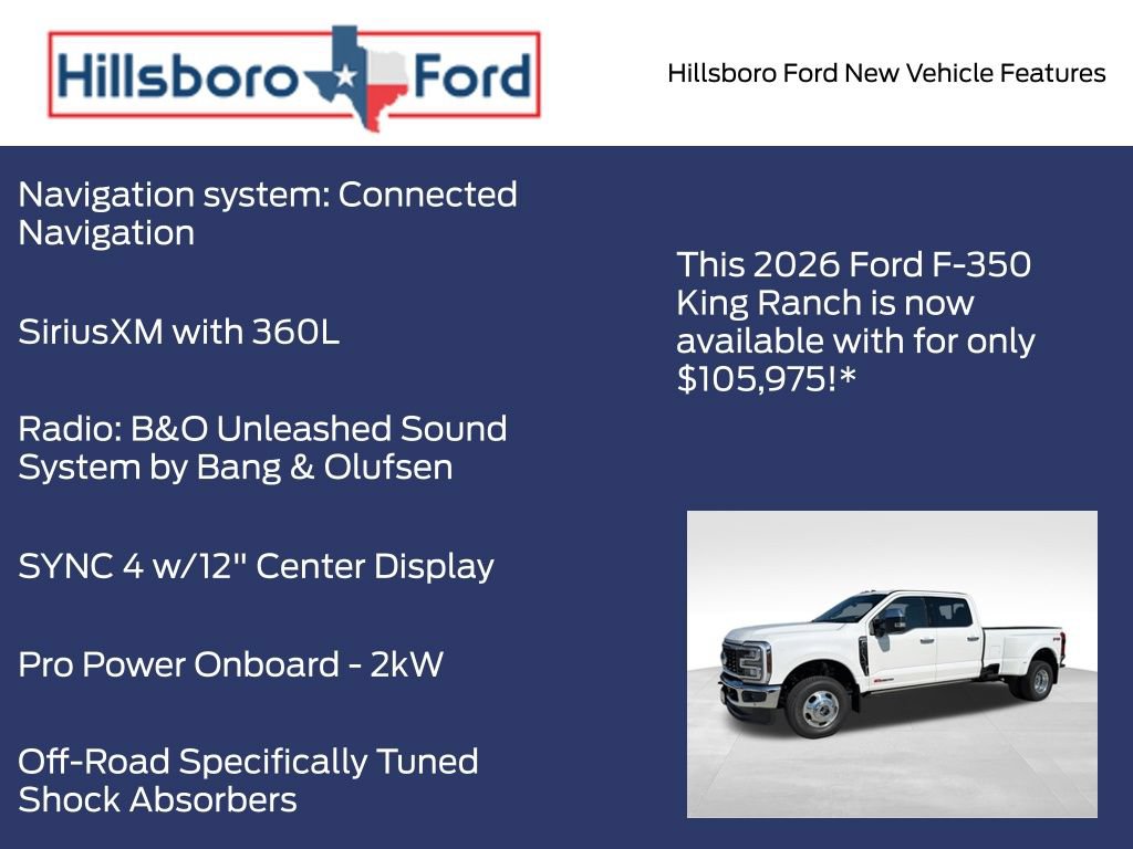 New 2026 Ford F350 King Ranch w/ Chrome Package AWD/4WD image 18