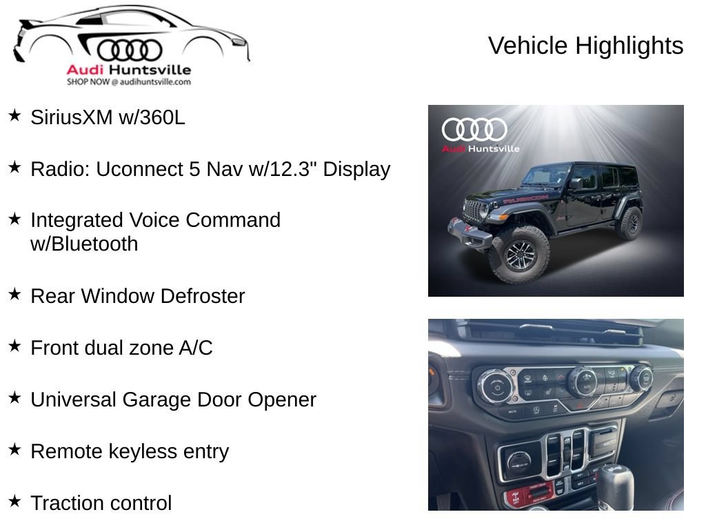 Used 2024 Jeep Wrangler Unlimited Rubicon w/ XTREMEE 35" Tire Package AWD/4WD image 24