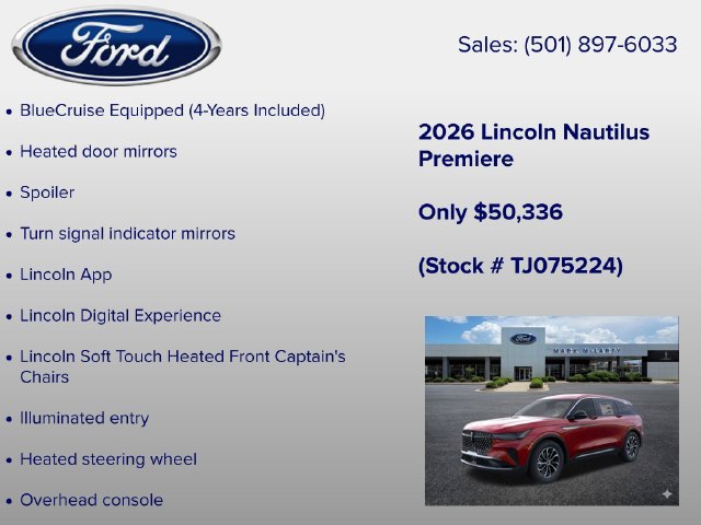 New 2026 Lincoln Nautilus Premier AWD/4WD image 18