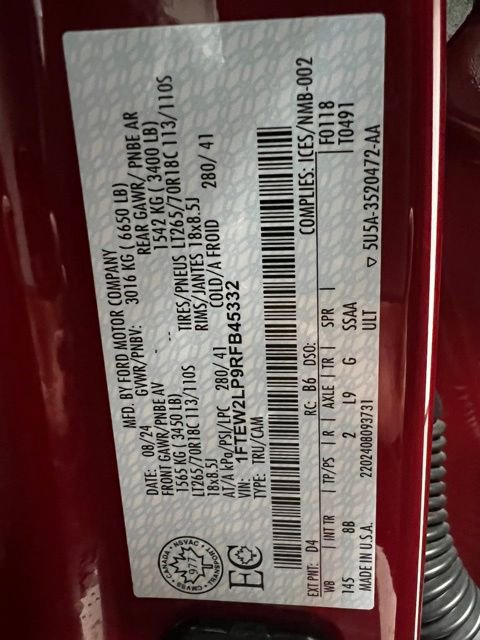 Used 2024 Ford F150 STX w/ Equipment Group 201A FX4 AWD/4WD image 55