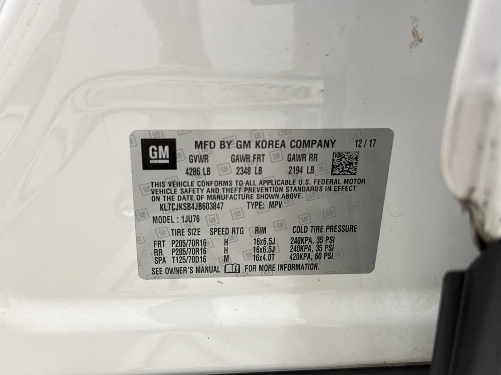 Used 2018 Chevrolet Trax LS FWD image 27