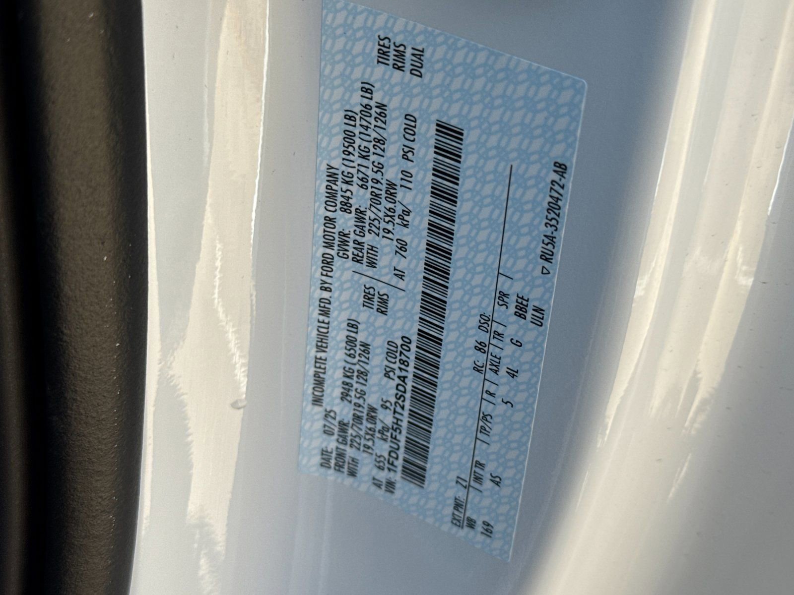 New 2025 Ford F550 4x4 Regular Cab Super Duty image 30