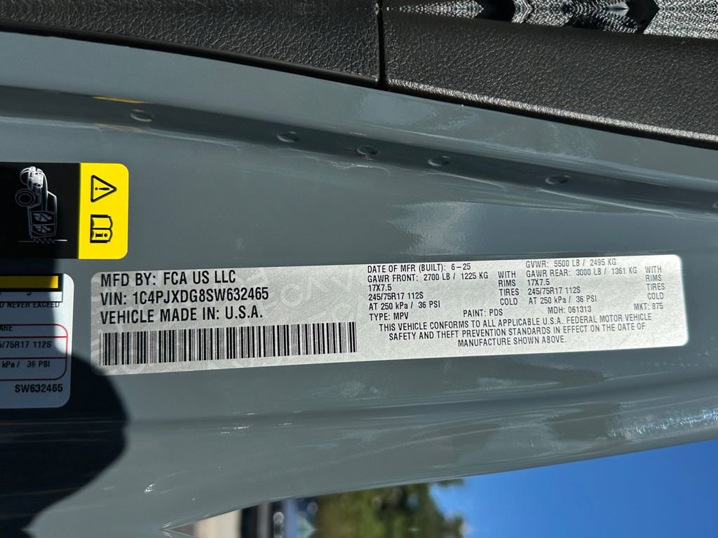 New 2025 Jeep Wrangler Unlimited Sport AWD/4WD image 30