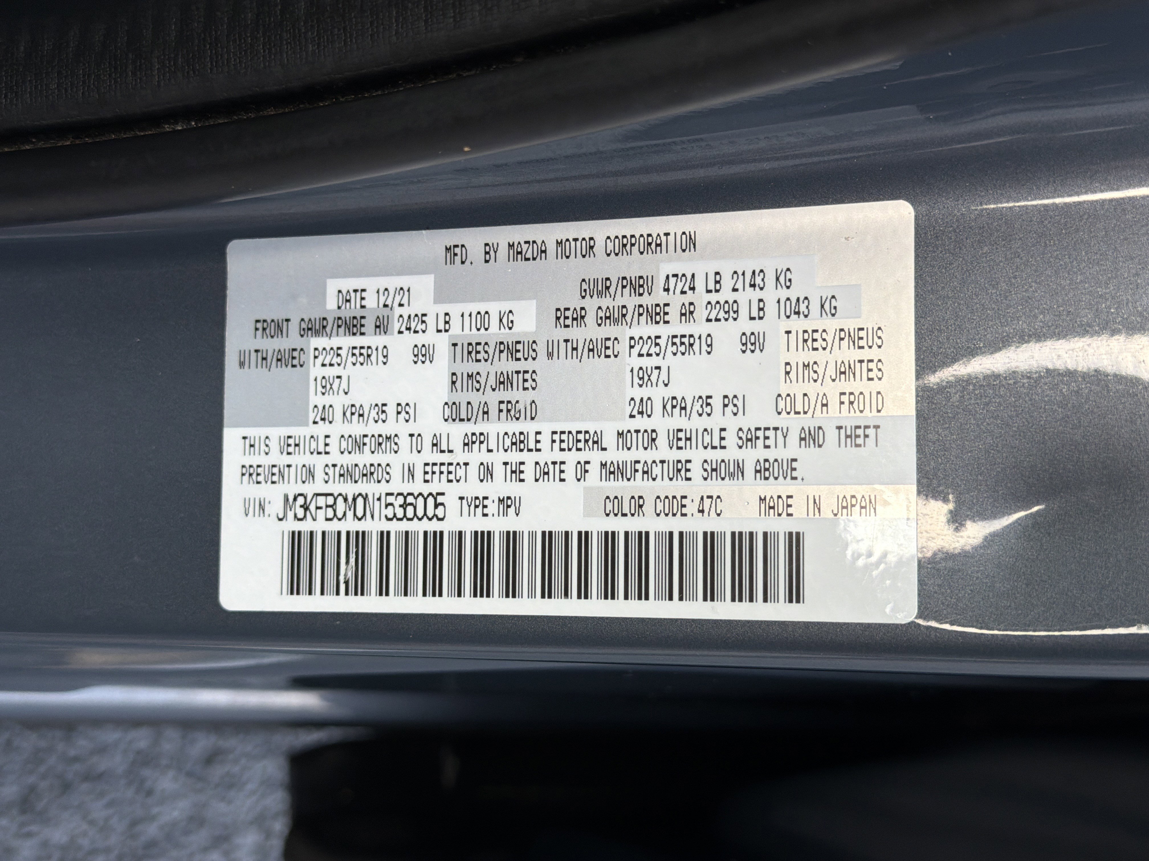 Used 2022 MAZDA CX-5 Carbon Edition AWD/4WD image 36