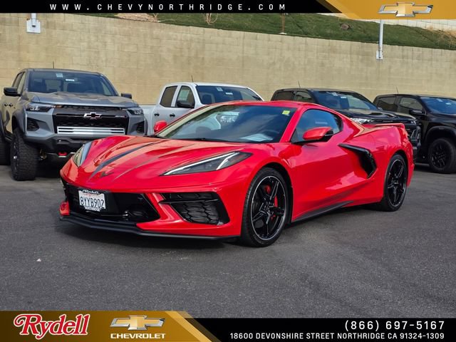 Certified 2022 Chevrolet Corvette Stingray Preferred Cpe w/ Z51 Performance Package RWD image 1