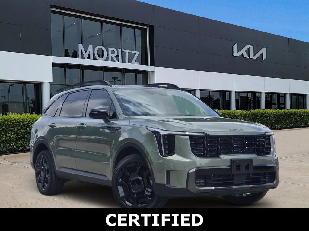 Certified 2025 Kia Sorento SX Prestige w/ Sage Leather Package