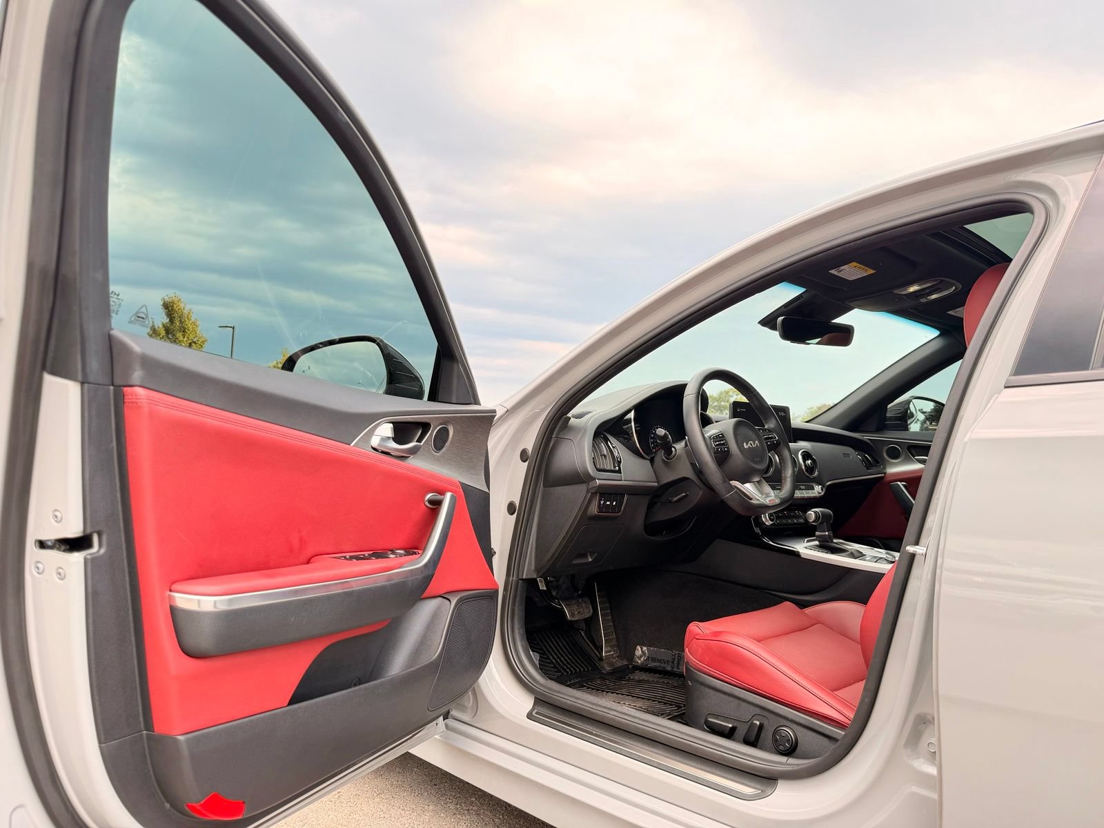 Used 2022 Kia Stinger GT1 w/ Red Interior Color Package RWD image 19