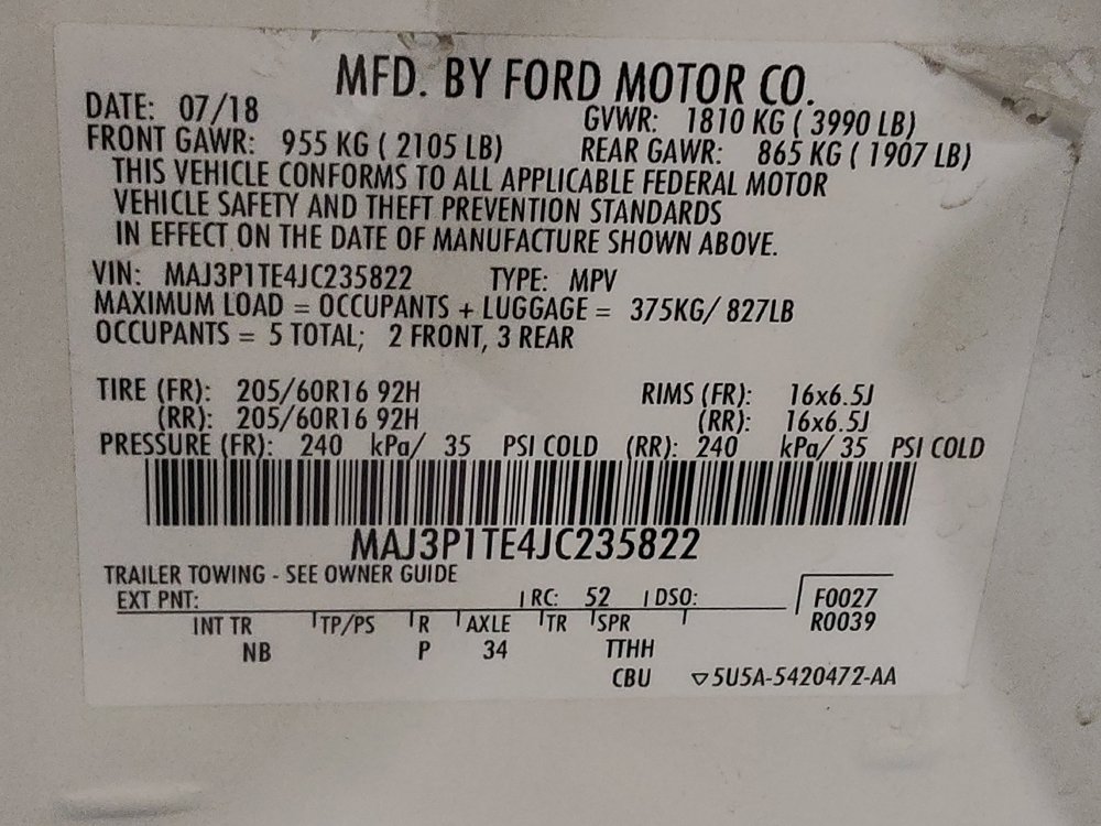 Used 2018 Ford EcoSport SE image 33