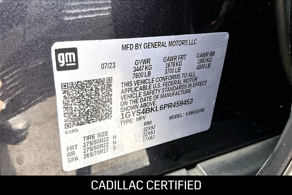 Certified 2023 Cadillac Escalade Premium Luxury AWD/4WD image 31