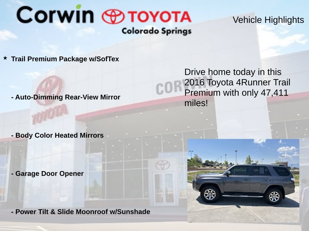 Used 2016 Toyota 4Runner Trail Premium AWD/4WD image 6