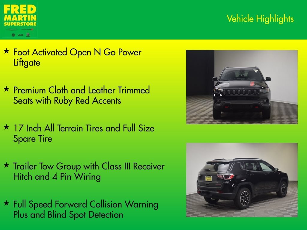 New 2026 Jeep Compass Trailhawk w/ Sun, Sound & Navigation Group AWD/4WD image 14