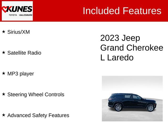 Used 2023 Jeep Grand Cherokee L Laredo AWD/4WD image 3