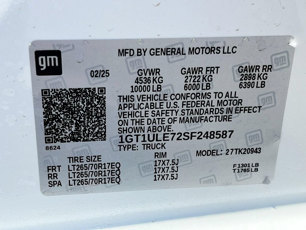 Used 2025 GMC Sierra 2500 Pro w/ 1SA Pro Safety Plus Package AWD/4WD image 30