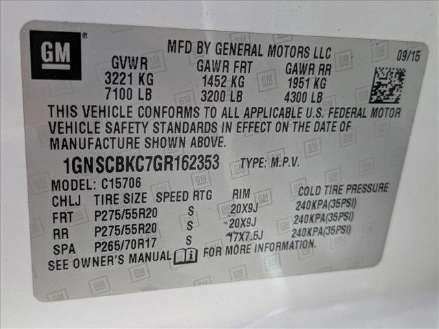 Used 2016 Chevrolet Tahoe LT w/ Max Trailering Package RWD image 23