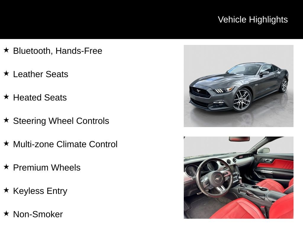 Used 2015 Ford Mustang GT Premium w/ Equipment Group 401A RWD image 11