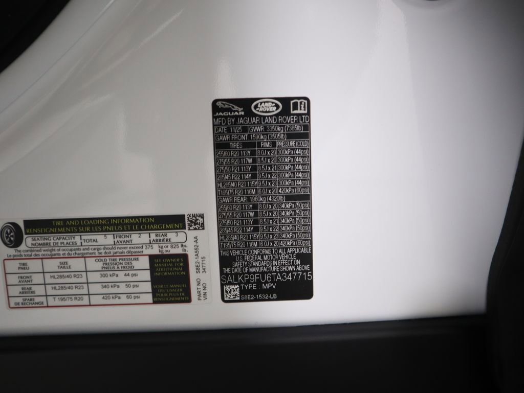 New 2026 Land Rover Range Rover SE image 33