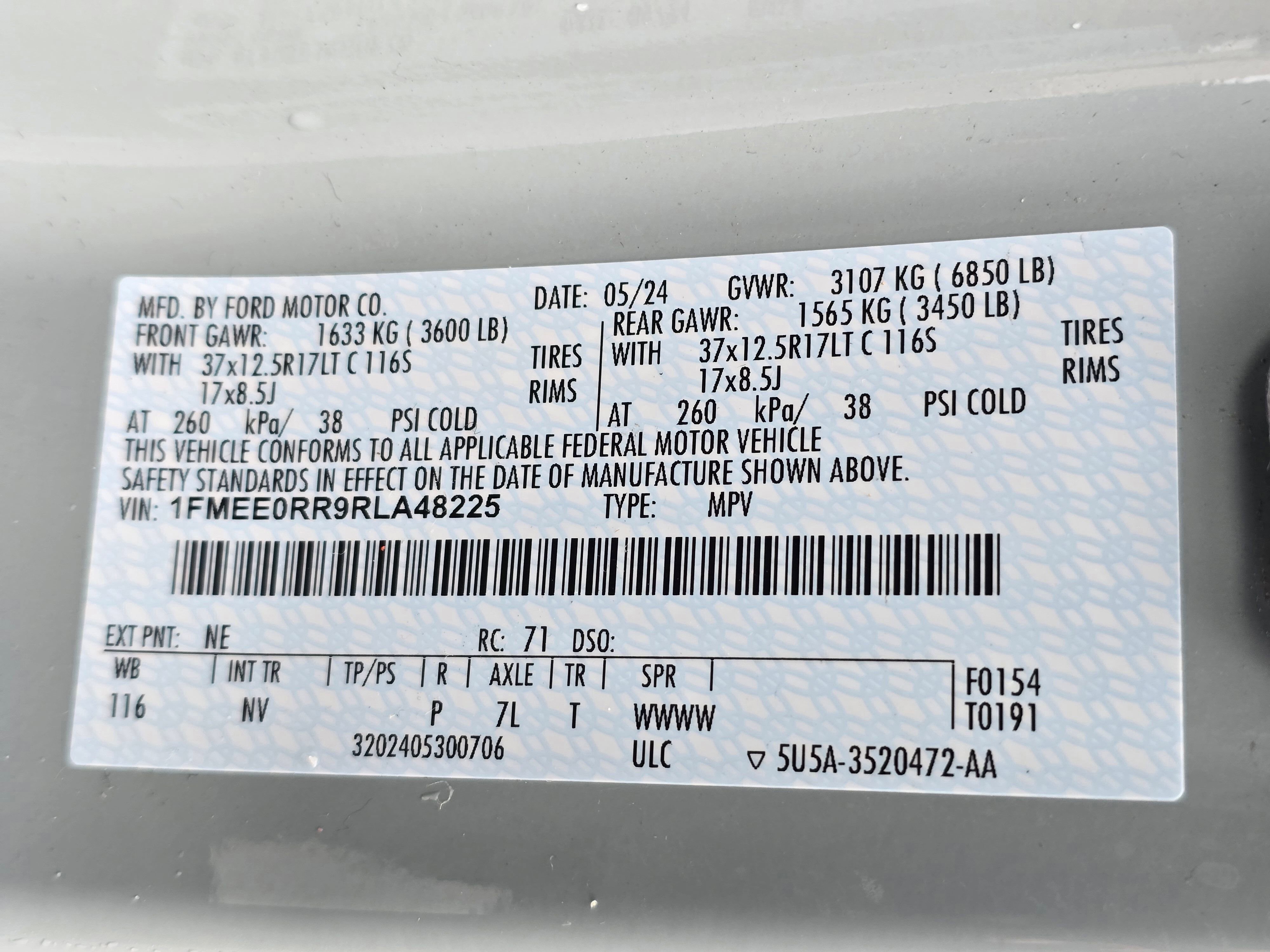 Used 2024 Ford Bronco Raptor w/ Interior Carbon Fiber Pack 6 image 61