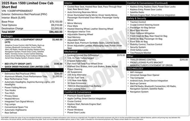 Used 2025 RAM 1500 Limited AWD/4WD image 41