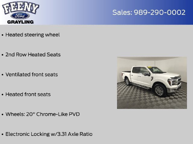 Certified 2024 Ford F150 Lariat w/ Equipment Group 502A High AWD/4WD image 26