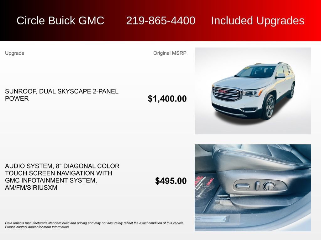 Used 2018 GMC Acadia SLT FWD image 3