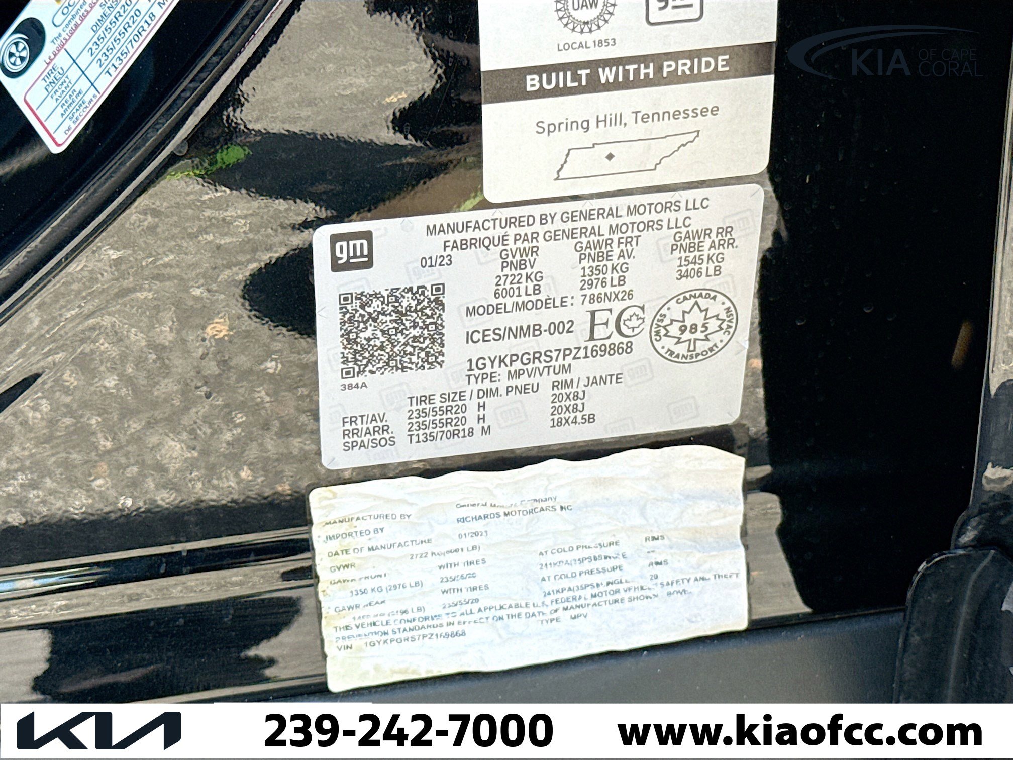 Used 2023 Cadillac XT6 Sport w/ LPO, Floor Liner Package image 46