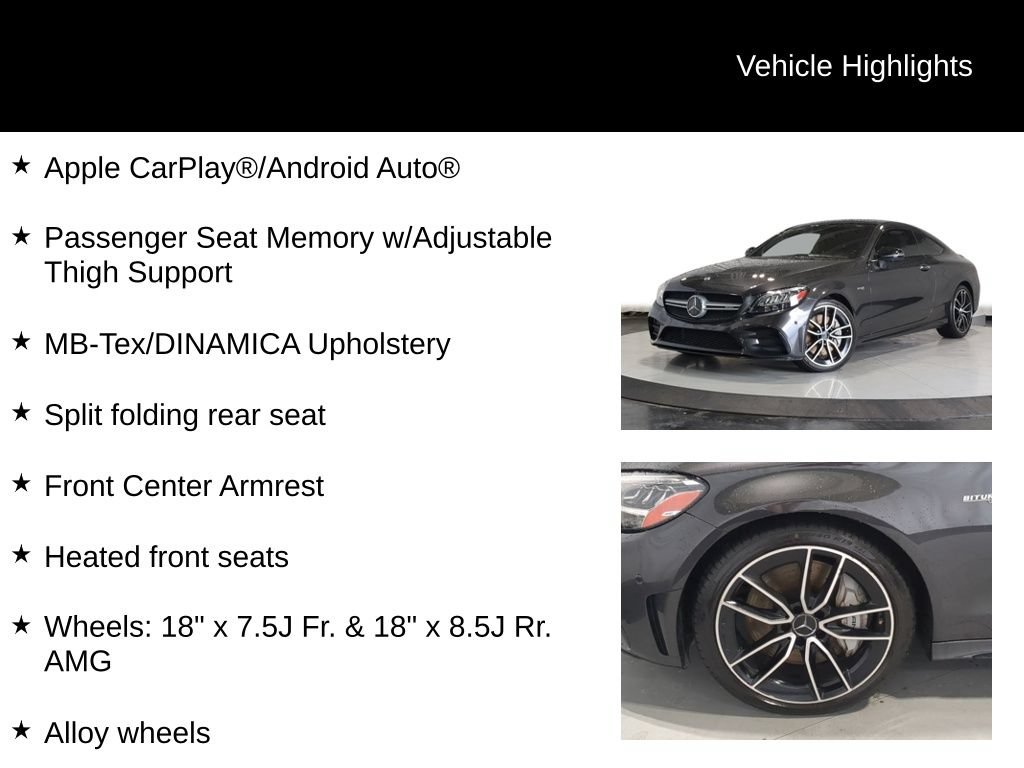 Used 2021 Mercedes-Benz C 43 AMG 4MATIC Coupe image 31