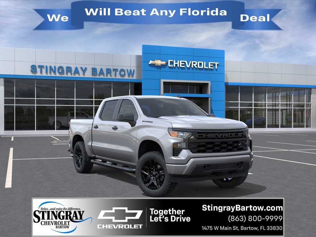 New 2026 Chevrolet Silverado 1500 Custom w/ Turbomax Blackout Package