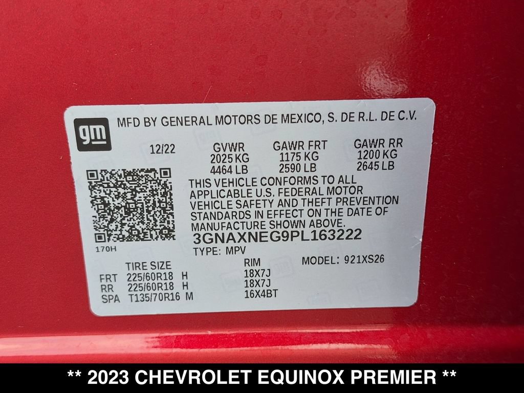 Used 2023 Chevrolet Equinox Premier FWD image 28
