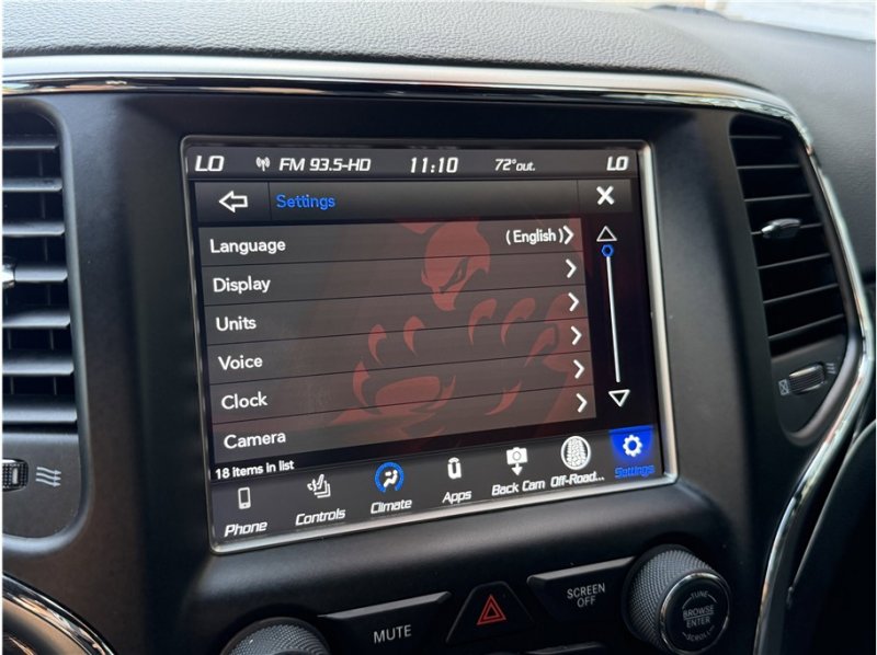 Used 2018 Jeep Grand Cherokee Trailhawk w/ Trailhawk Luxury Group image 58