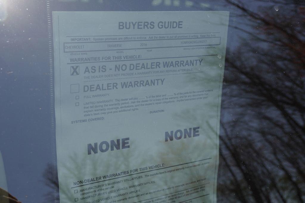 Used 2016 Chevrolet Traverse LT w/ Style and Technology Package AWD/4WD image 34