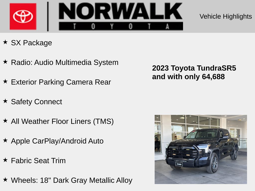 Used 2023 Toyota Tundra SR5 w/ SX Package AWD/4WD image 10