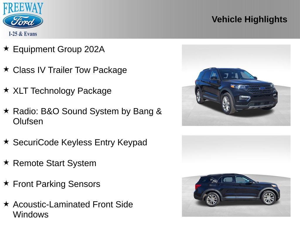 Certified 2023 Ford Explorer XLT w/ Equipment Group 202A image 4