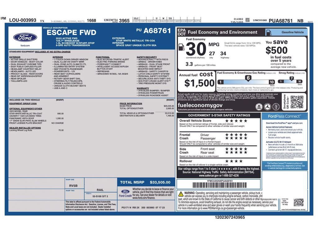 Used 2023 Ford Escape Active FWD image 22