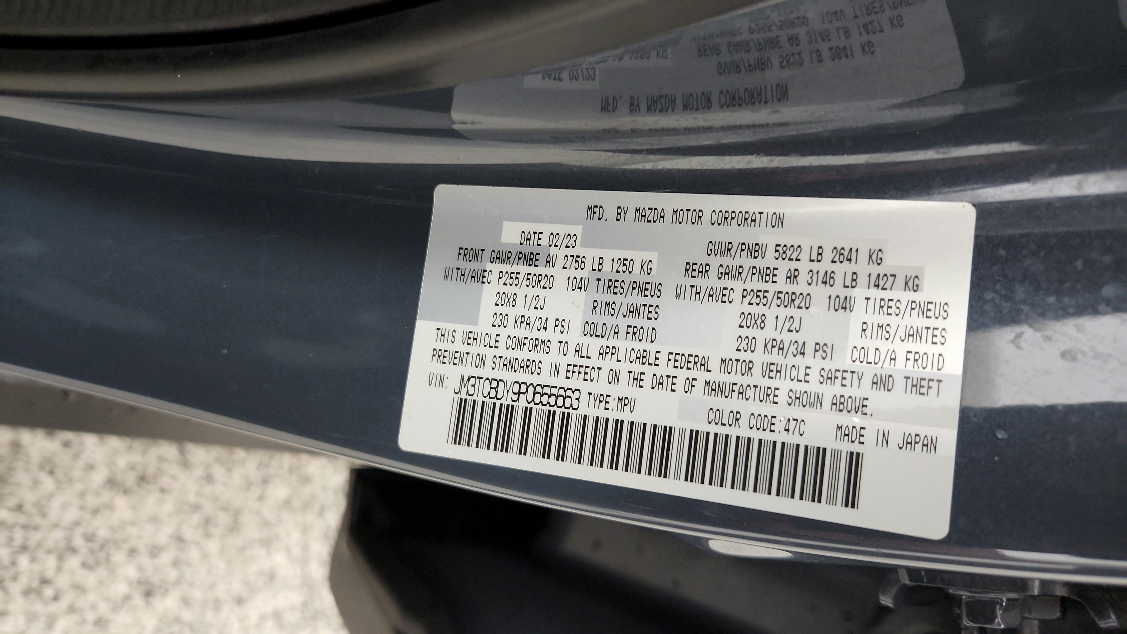 Used 2023 MAZDA CX-9 Carbon Edition AWD/4WD image 20