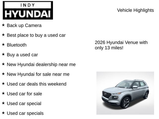 New 2026 Hyundai Venue SEL FWD image 7