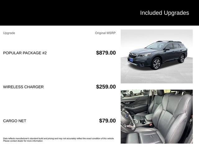 Used 2021 Subaru Outback Limited XT w/ Popular Package #2 AWD/4WD image 5