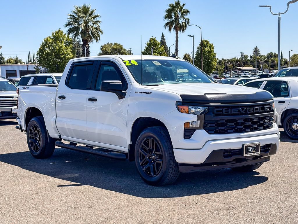 Used 2024 Chevrolet Silverado 1500 Custom w/ LPO, Dark Essentials Package AWD/4WD image 5