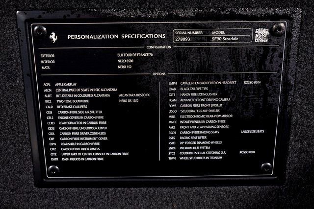 Certified 2022 Ferrari SF90 Stradale image 70