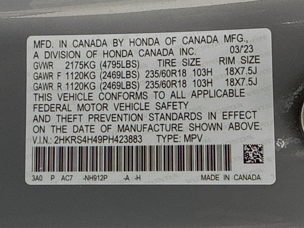 Certified 2023 Honda CR-V EX image 43