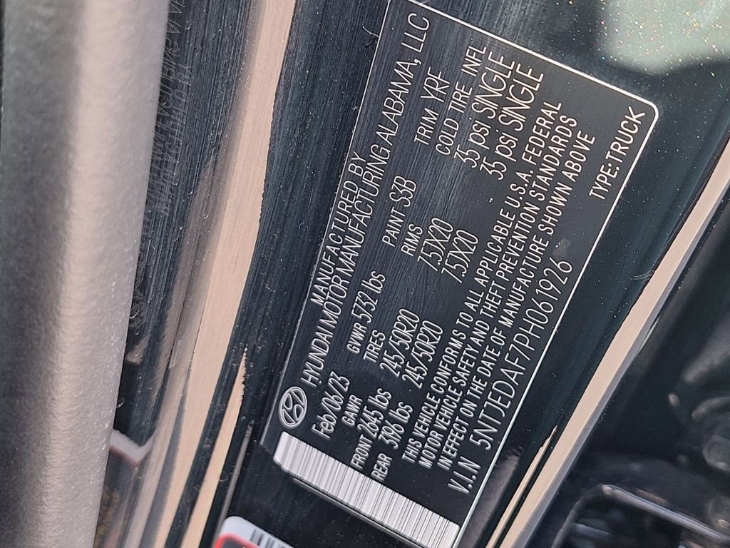 Certified 2023 Hyundai Santa Cruz Limited w/ Cargo Package image 33