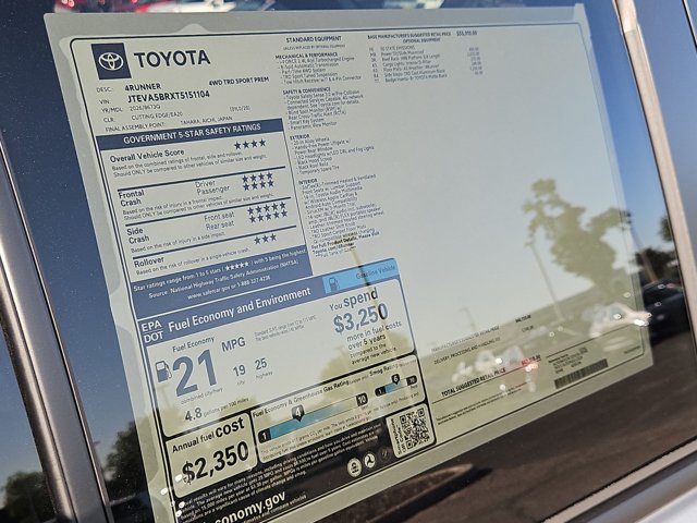 New 2026 Toyota 4Runner TRD Sport Premium AWD/4WD image 17