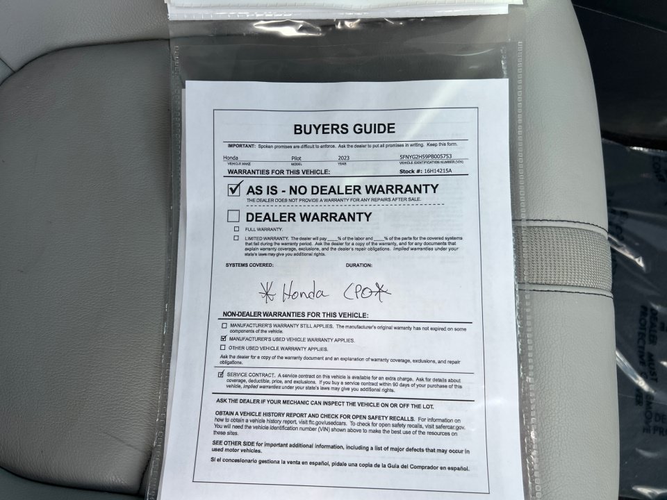 Certified 2023 Honda Pilot EX-L image 33