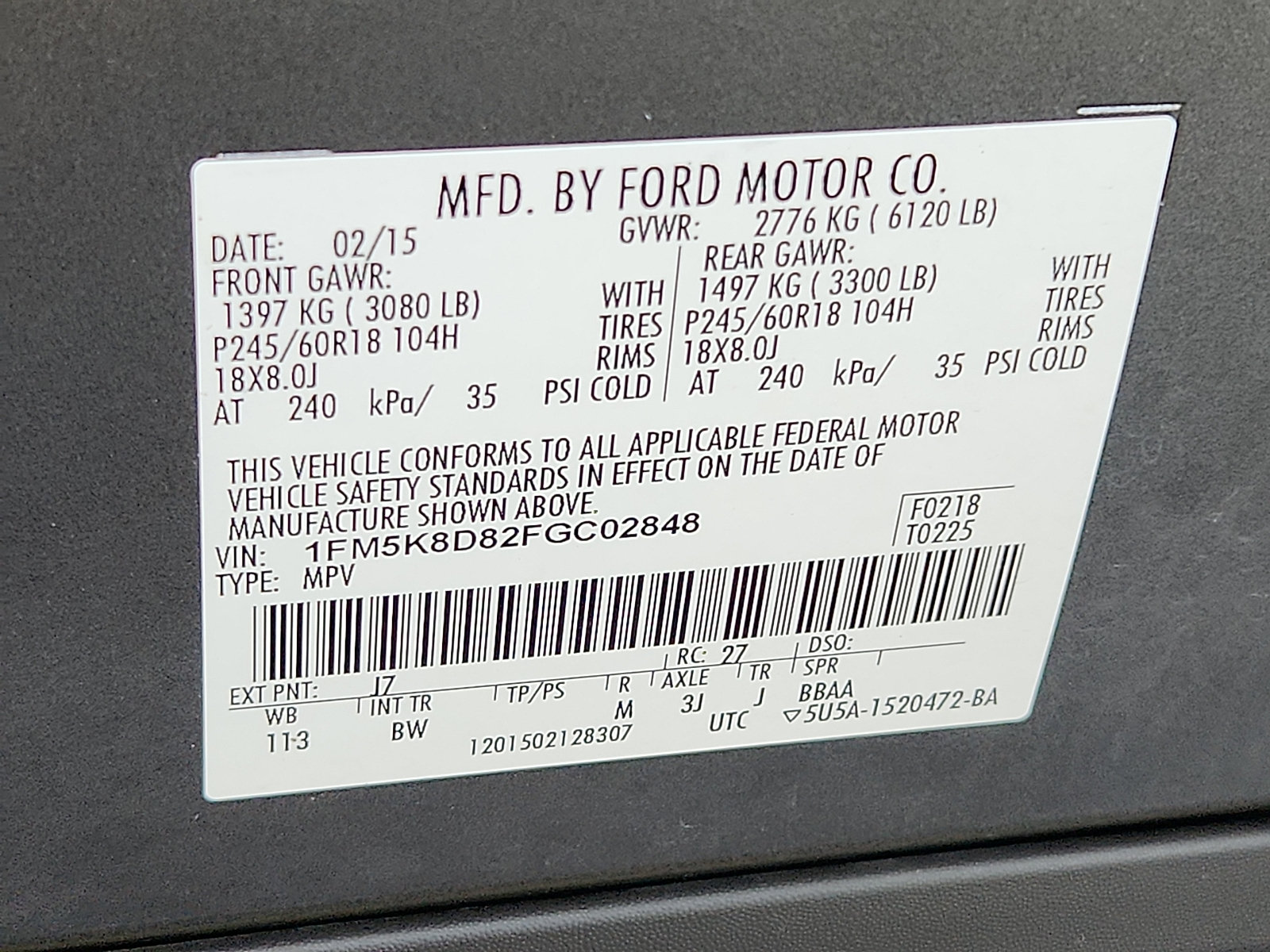 Used 2015 Ford Explorer XLT w/ Equipment Group 202B AWD/4WD image 28