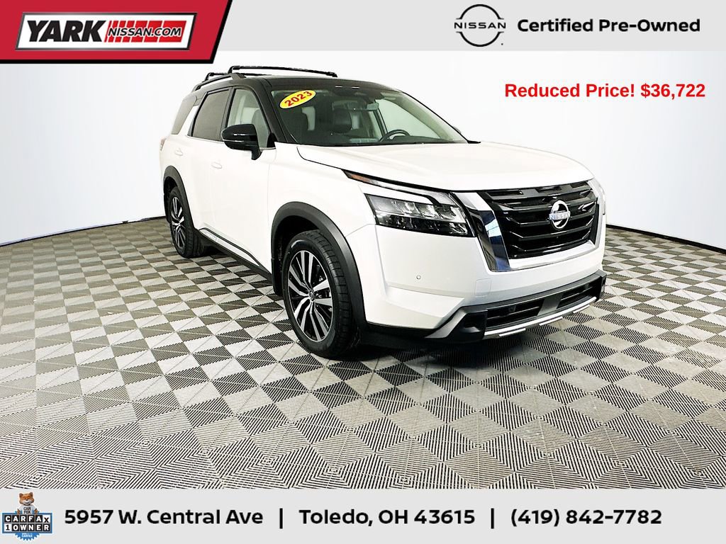 Certified 2023 Nissan Pathfinder Platinum image 1